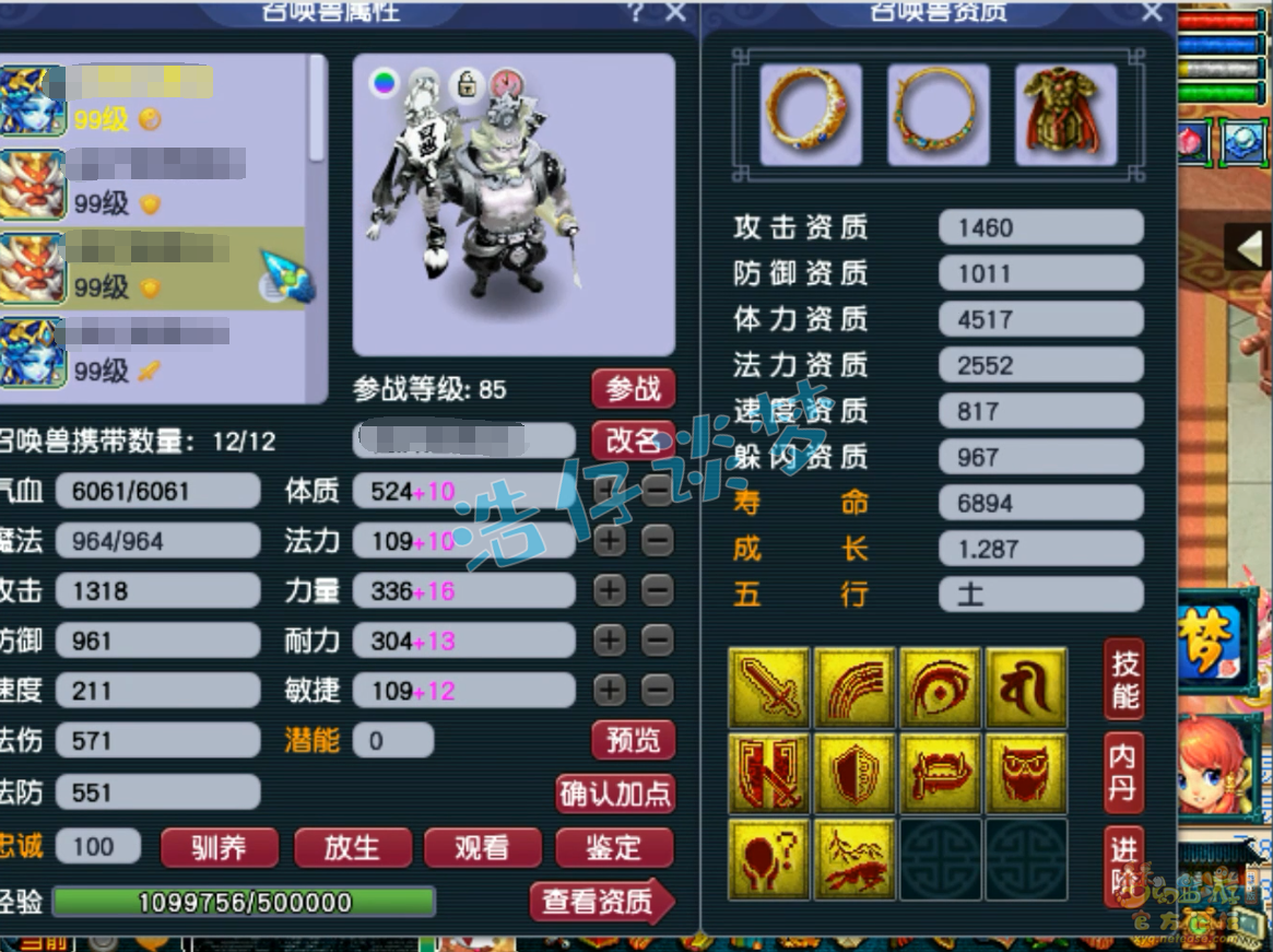 梦幻西游89级大唐装备展示图