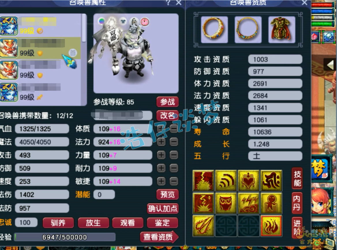 梦幻西游89级大唐装备展示图