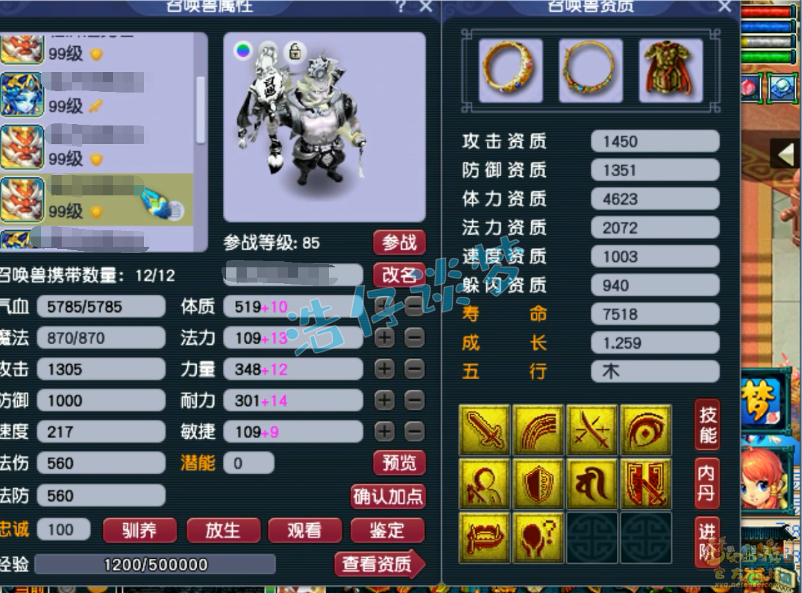 梦幻西游89级大唐装备展示图