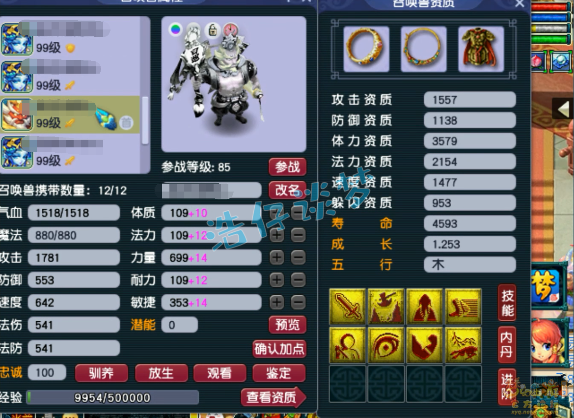 梦幻西游89级大唐装备展示图