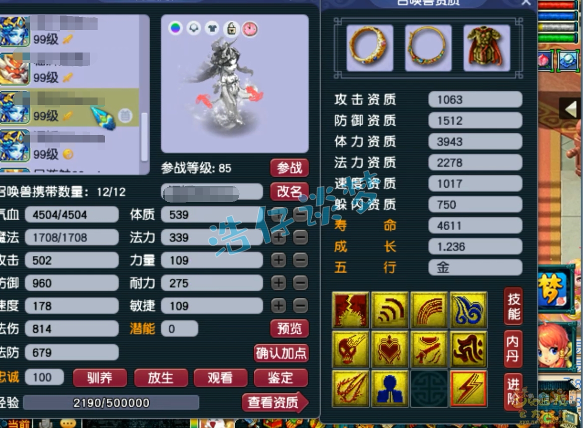 梦幻西游89级大唐装备展示图