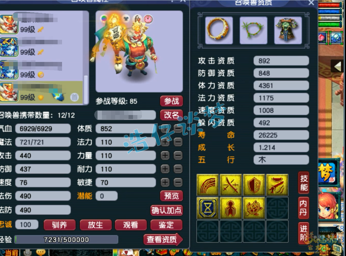 梦幻西游89级大唐装备展示图