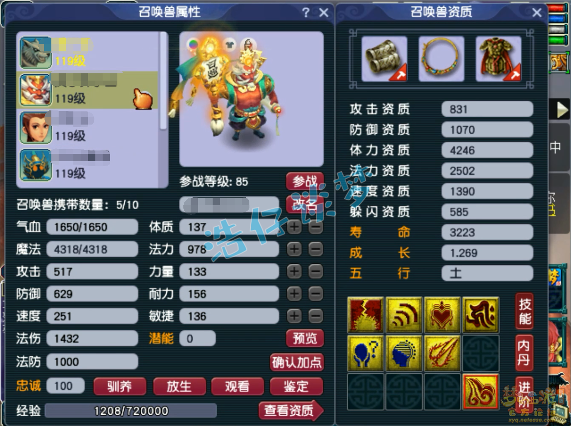 梦幻西游百套任务龙宫109级装备展示图