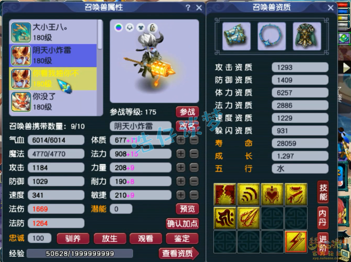 梦幻西游175神木林帮战装备展示图