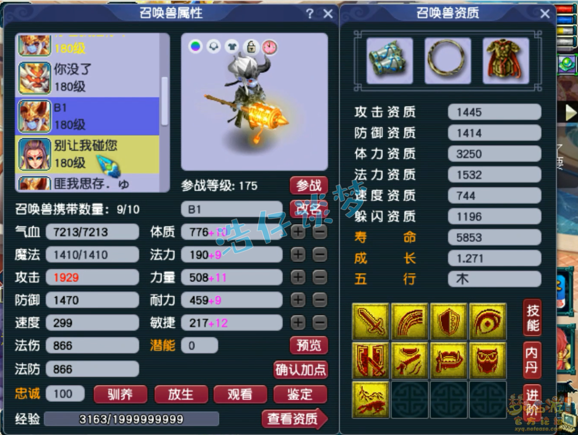 梦幻西游175神木林帮战装备展示图