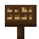 我的世界深色橡木告示牌怎么做