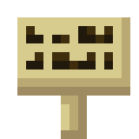 我的世界白桦木告示牌怎么做