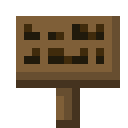 我的世界云杉木告示牌怎么做