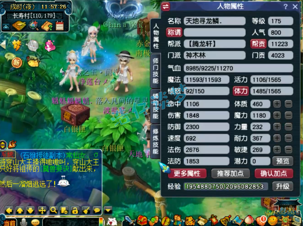 梦幻西游服战175级神木林装备展示图