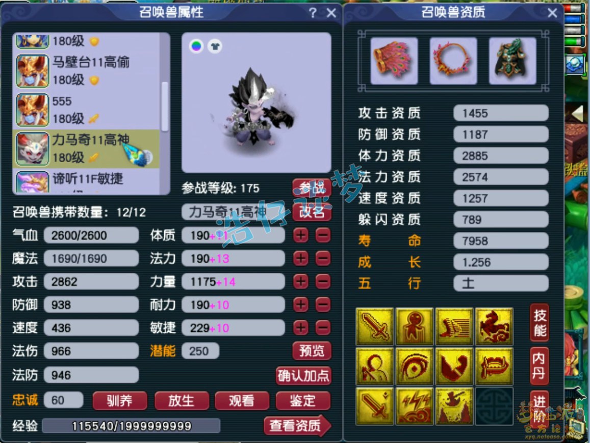 梦幻西游服战175级神木林装备展示图