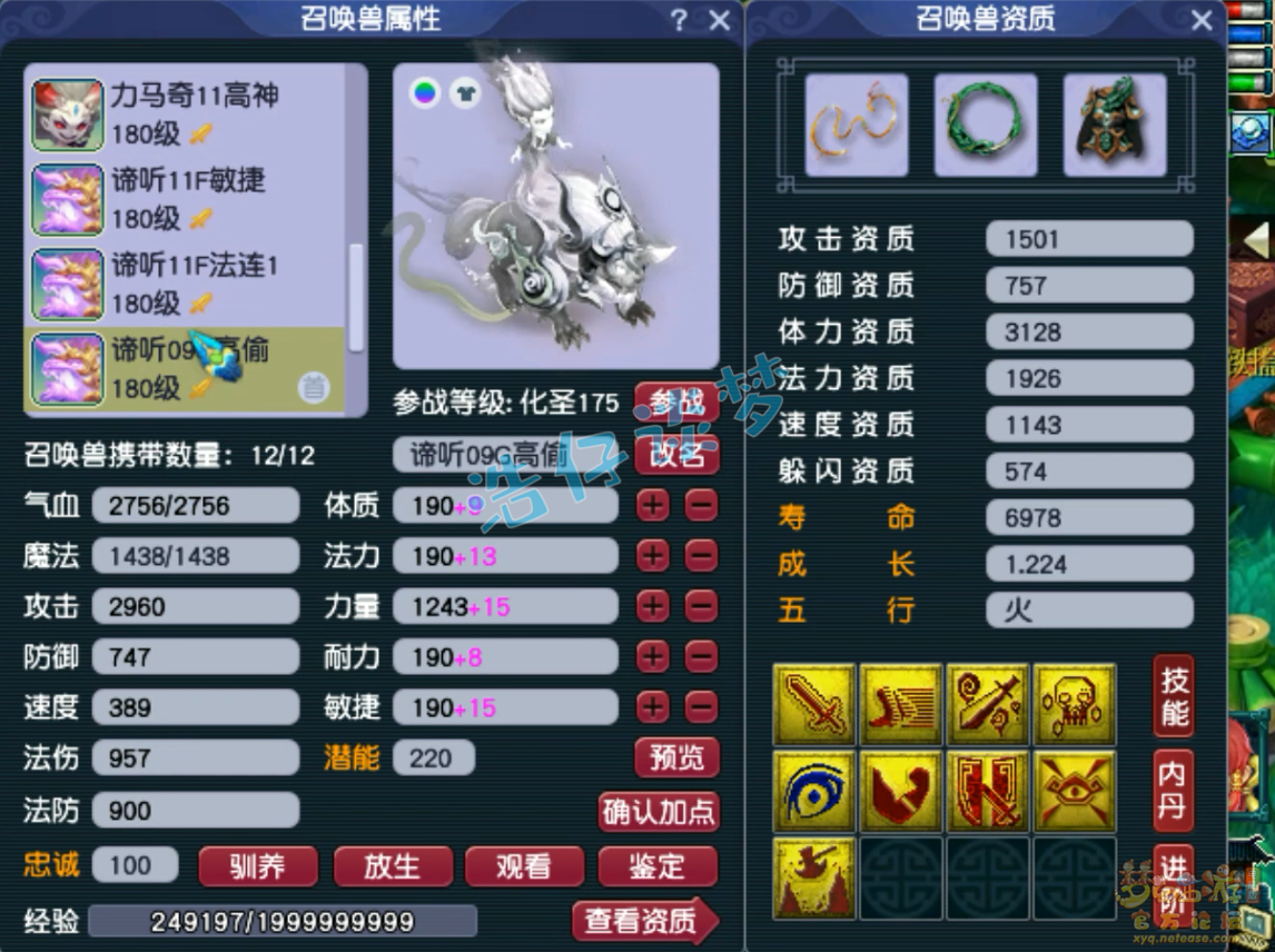 梦幻西游服战175级神木林装备展示图