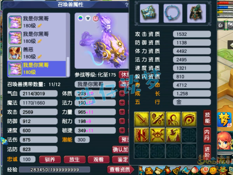 梦幻西游PK大唐175级装备展示图