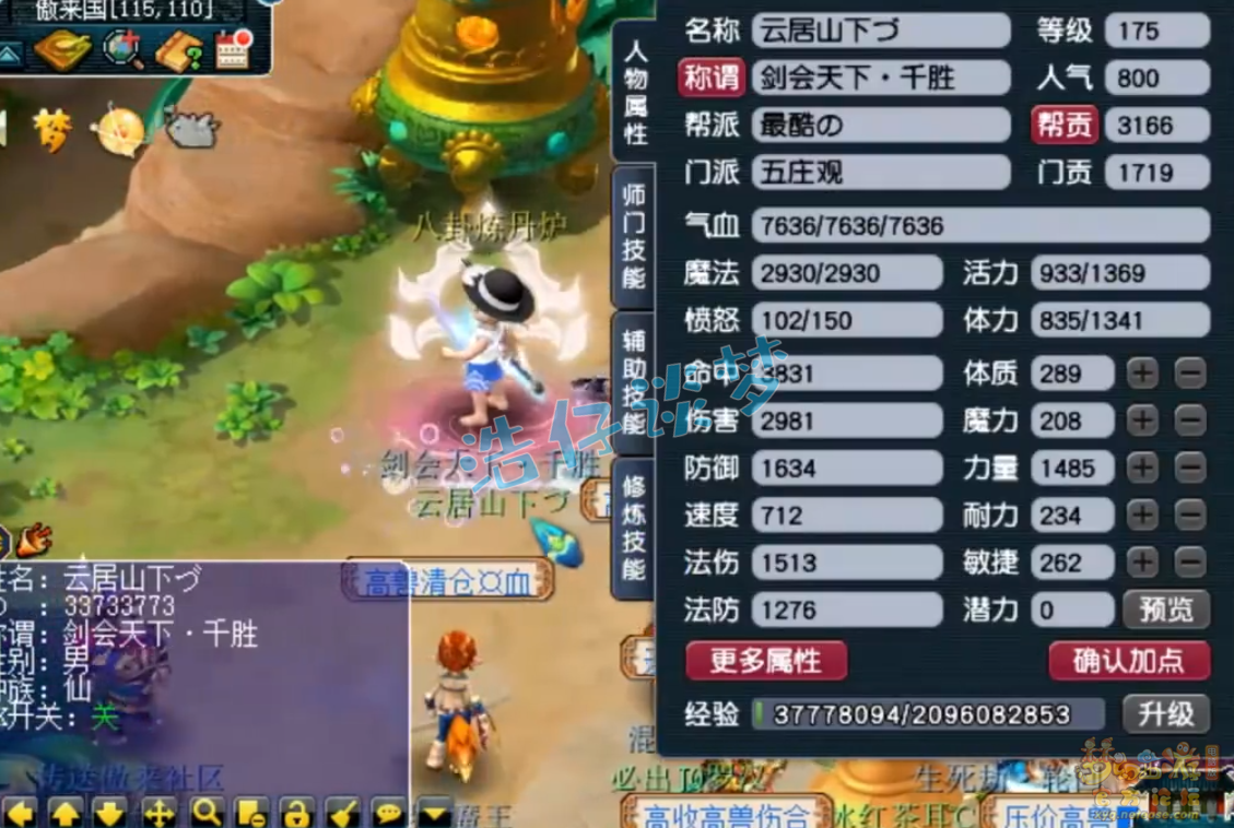 梦幻西游服战175级五庄观装备展示图