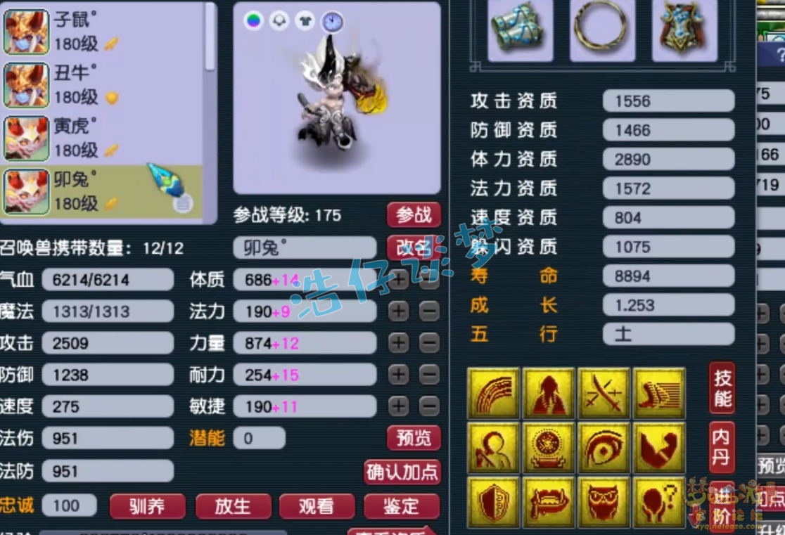 梦幻西游服战175级五庄观装备展示图