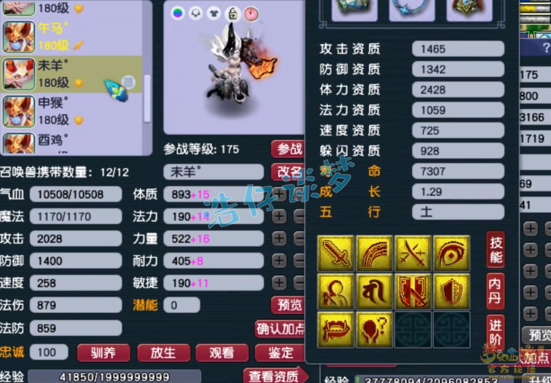 梦幻西游服战175级五庄观装备展示图