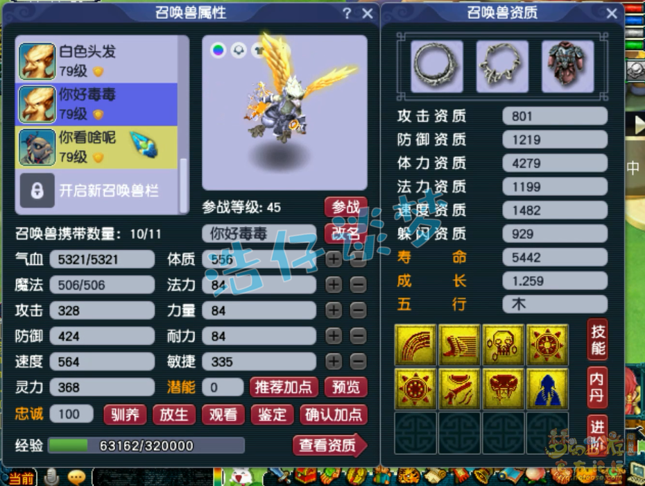 梦幻西游69级大唐装备展示图