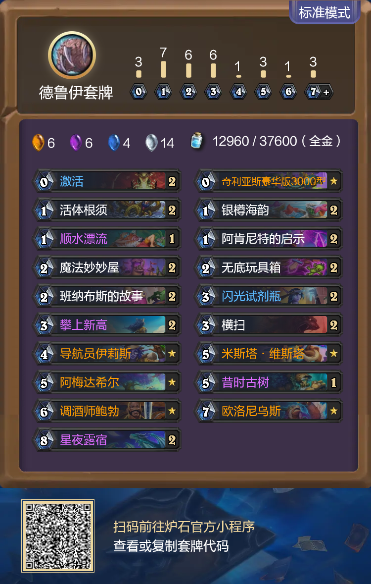 炉石传说重生之日法强德卡组代码分享