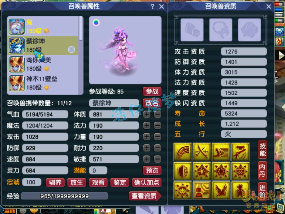 梦幻西游175PK魔王寨装备展示图