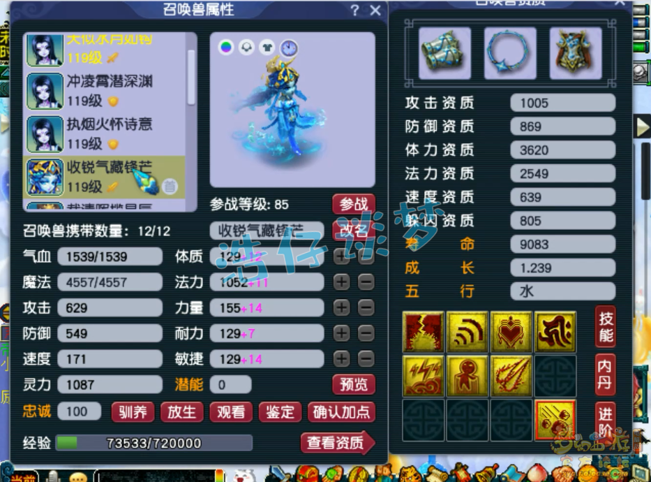 梦幻西游百套化生寺装备展示图109级