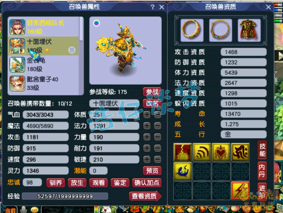 梦幻西游花果山175装备展示图