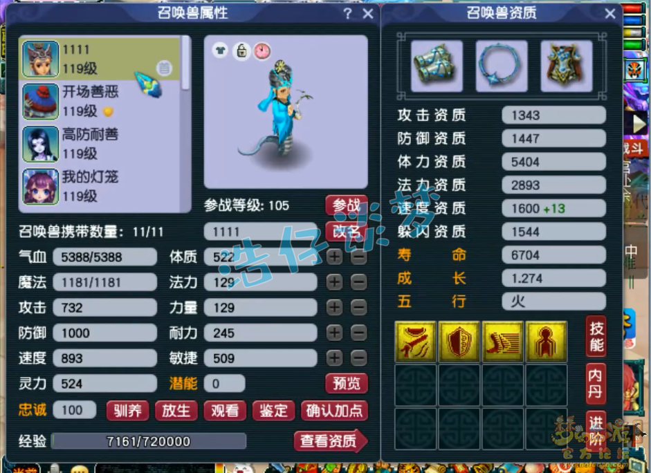 梦幻西游百套花果山装备展示图109级