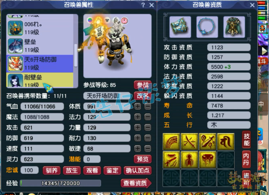 梦幻西游百套花果山装备展示图109级