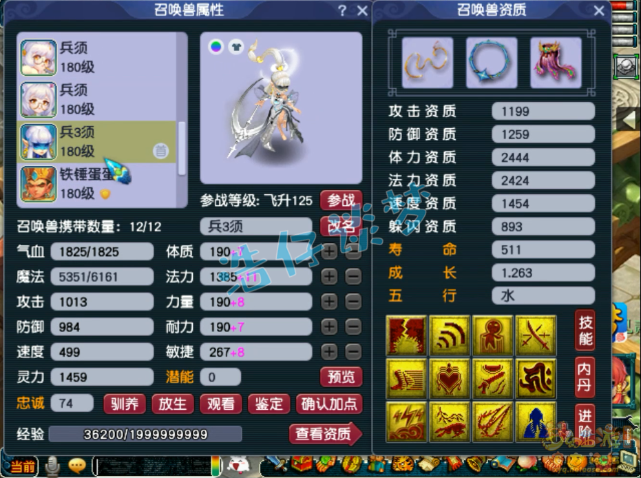 梦幻西游凌波城175级三攻装备展示图