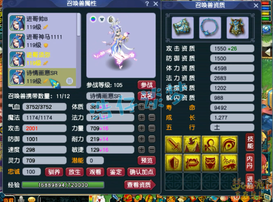 梦幻西游花果山装备展示图109级