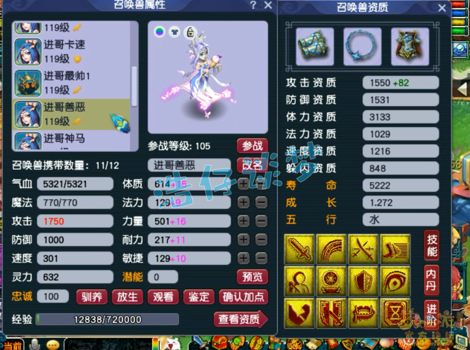 梦幻西游花果山装备展示图109级