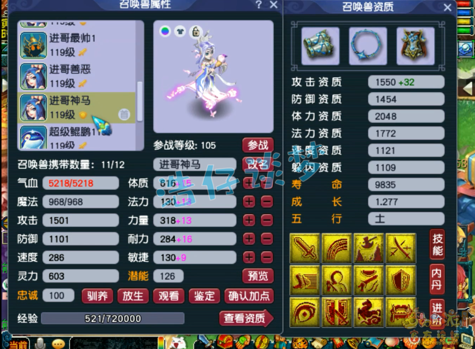 梦幻西游花果山装备展示图109级