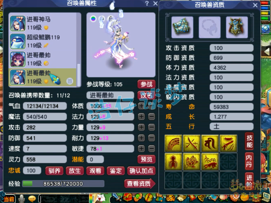 梦幻西游花果山装备展示图109级