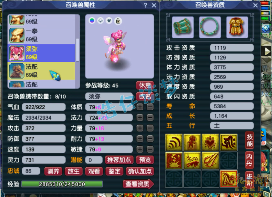 梦幻西游59级神木林装备展示图