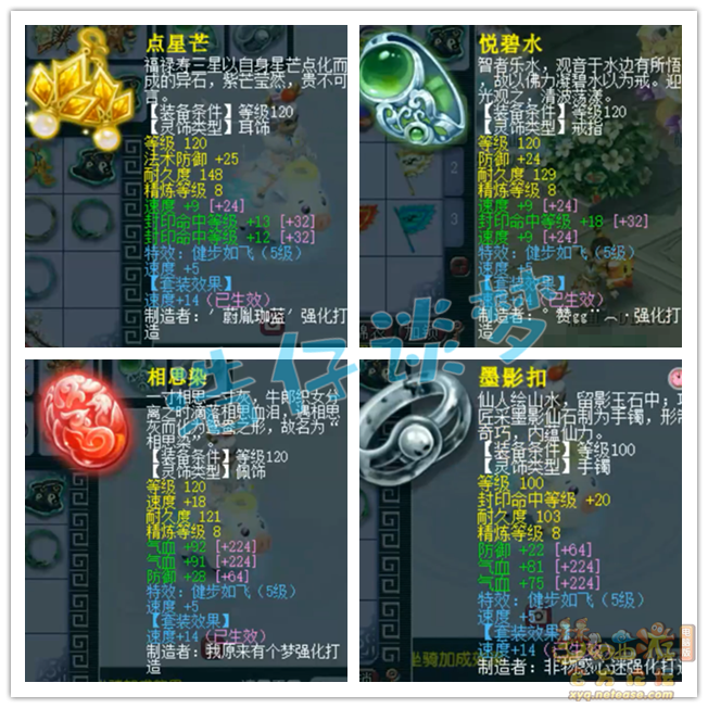 梦幻西游五庄观129级装备展示图