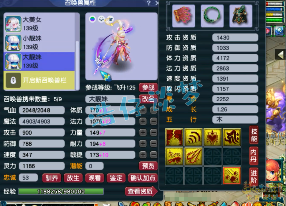 梦幻西游五庄观129级装备展示图