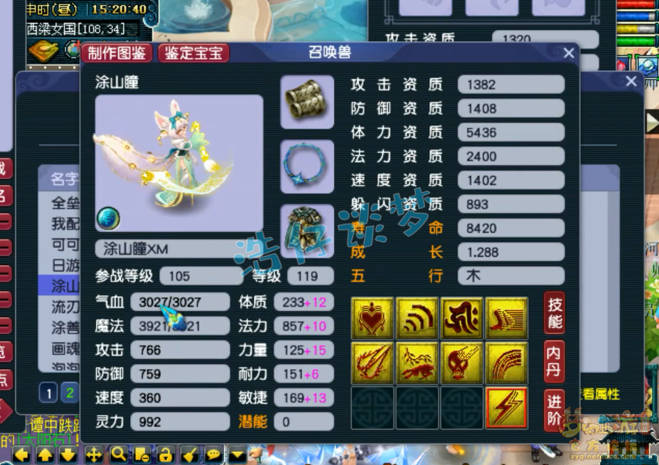 梦幻西游109级花果山PK装备展示图