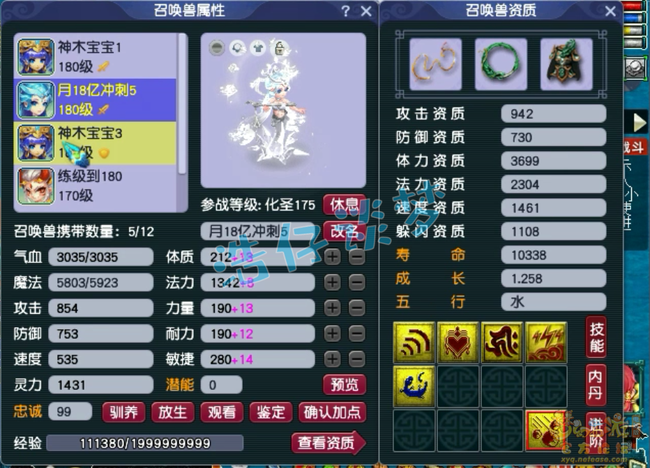 梦幻西游175神木林任务装备展示图