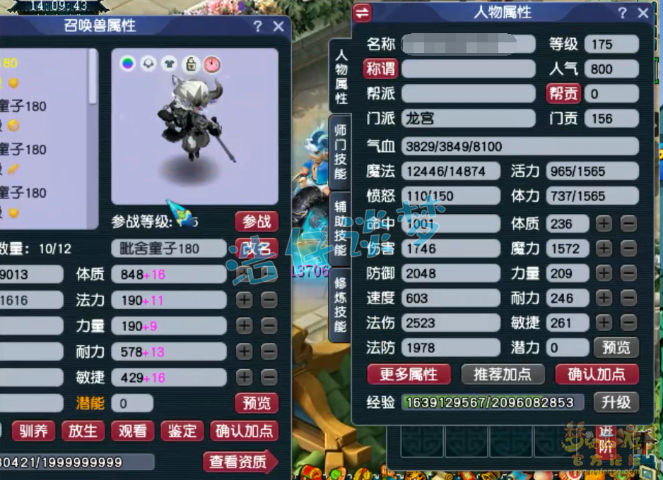 梦幻西游帮战175级龙宫装备展示图