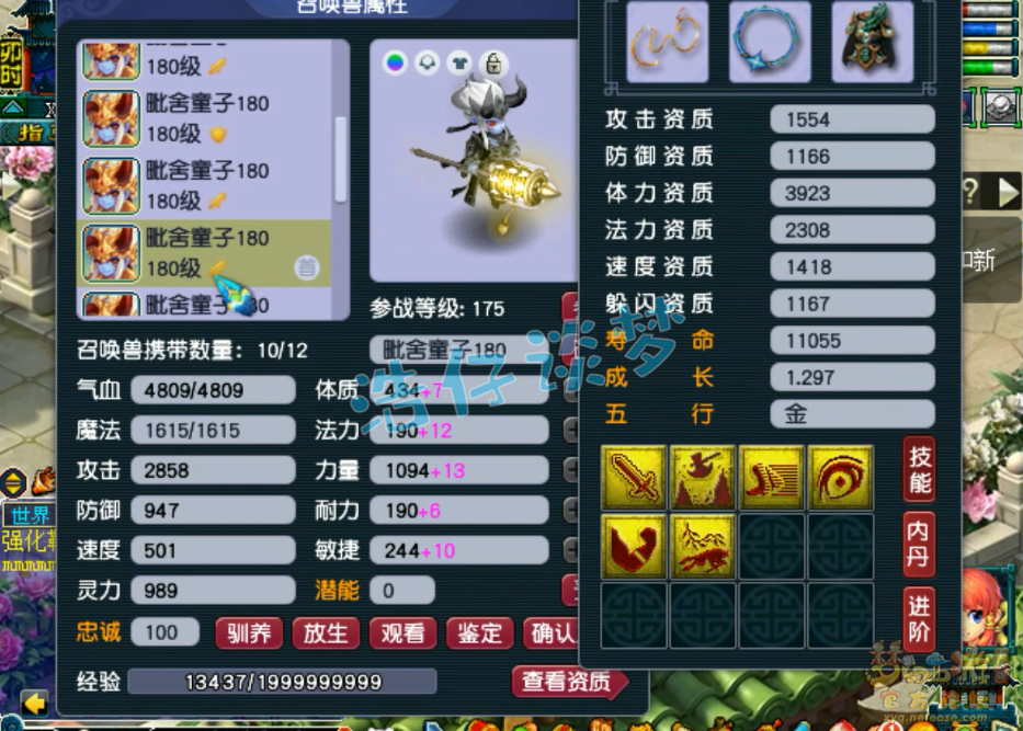 梦幻西游帮战175级龙宫装备展示图