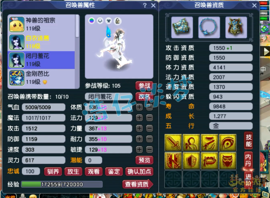 梦幻西游109东海渊百套装备展示图