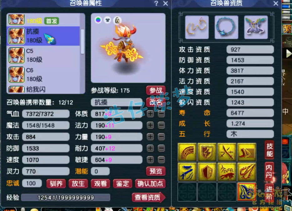 梦幻西游魔方寸山175级装备展示图