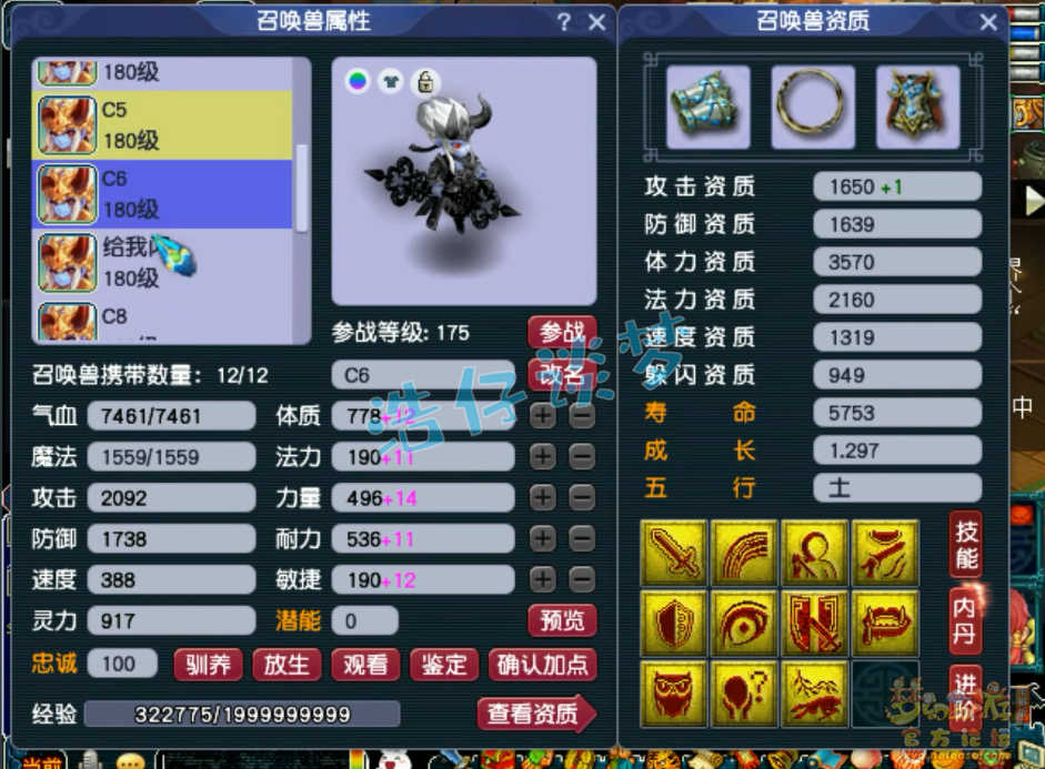 梦幻西游魔方寸山175级装备展示图