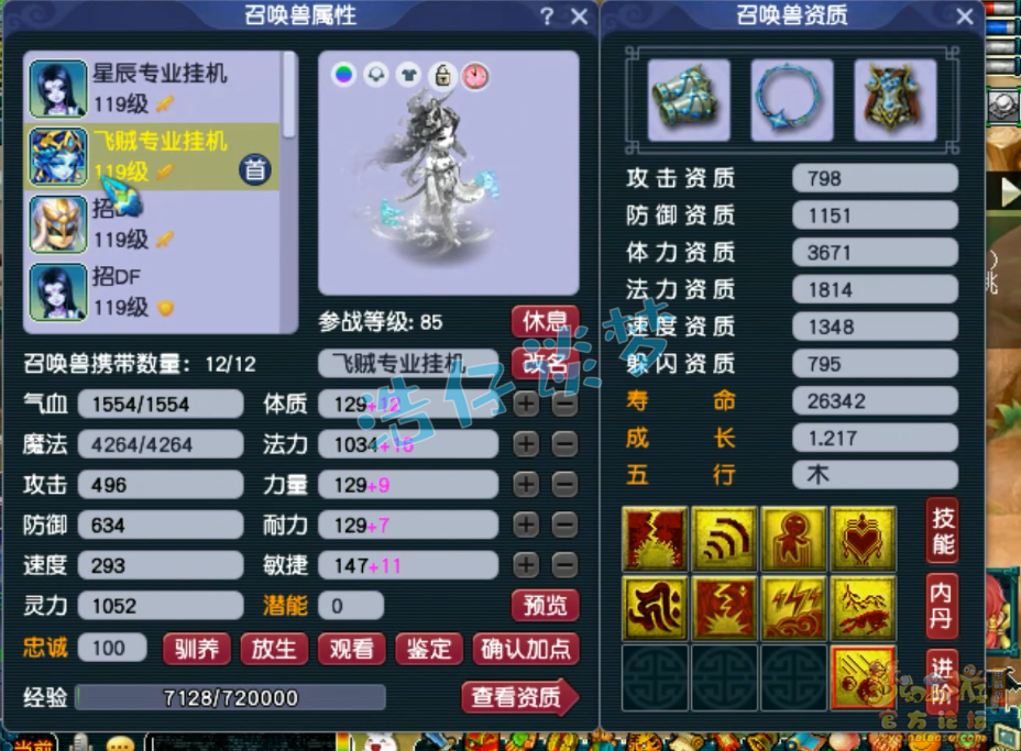 梦幻西游109级虎贲大唐装备展示图