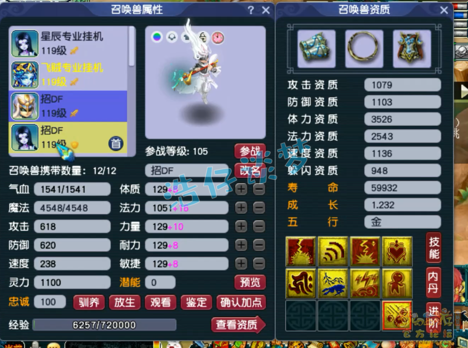 梦幻西游109级虎贲大唐装备展示图