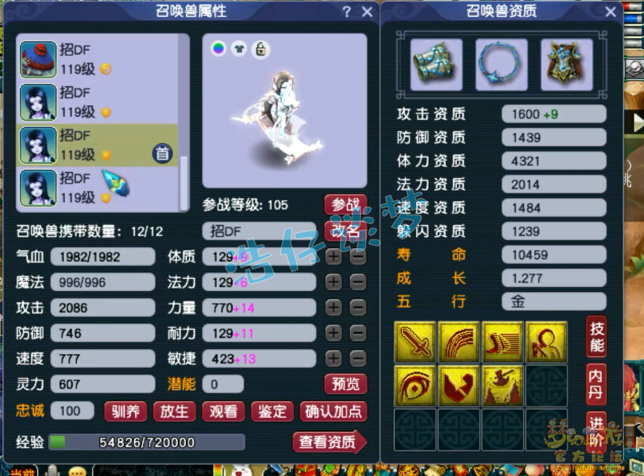 梦幻西游109级虎贲大唐装备展示图