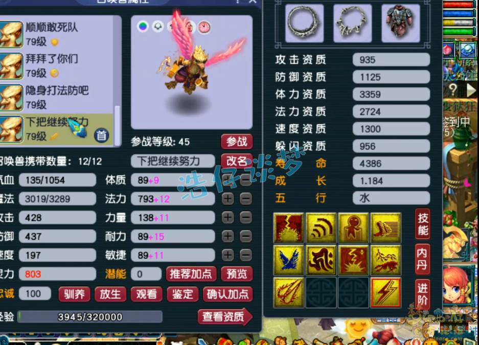 梦幻西游女儿村装备69级展示图