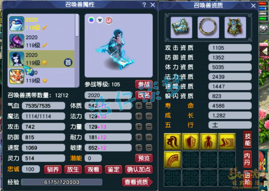 梦幻西游化生寺109装备展示图