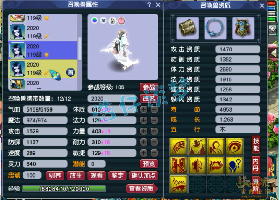 梦幻西游化生寺109装备展示图