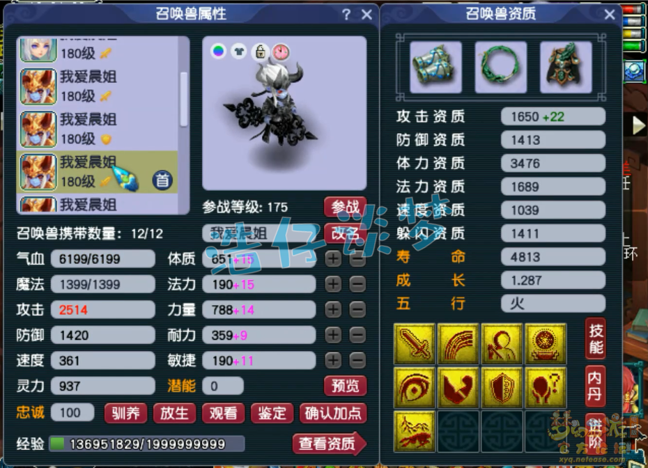 梦幻西游神木林帮战175级展示图