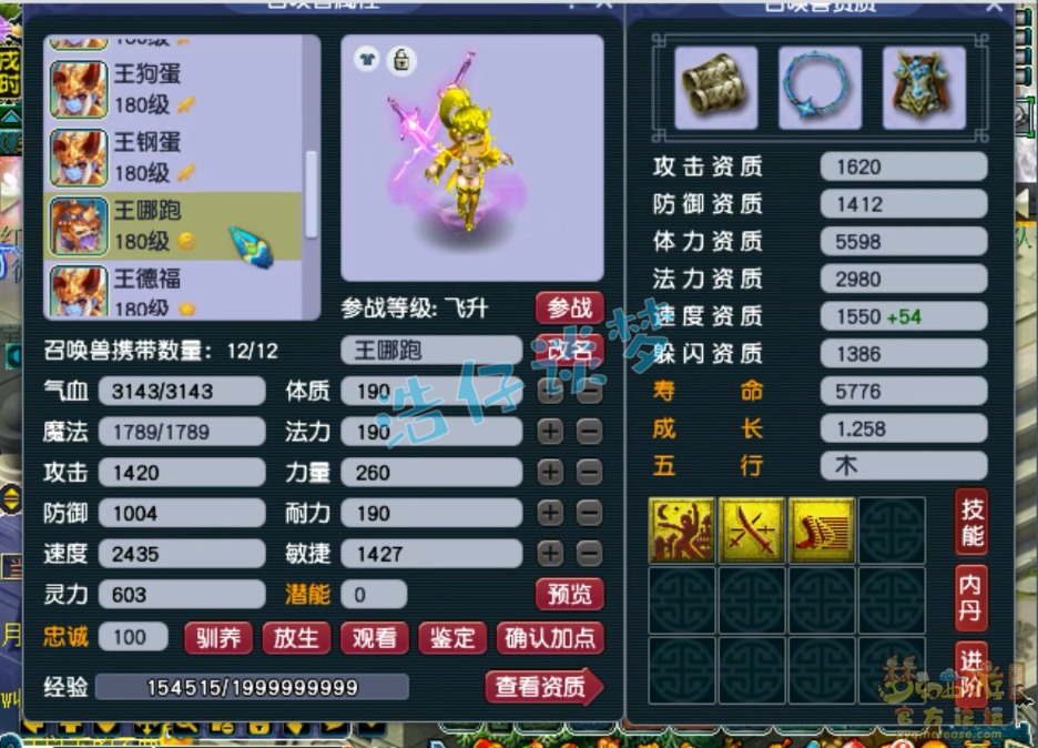 梦幻西游帮战女儿村175级装备展示图