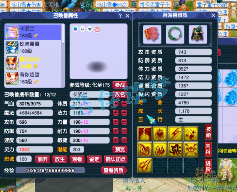 梦幻西游175级服战花果山装备展示图